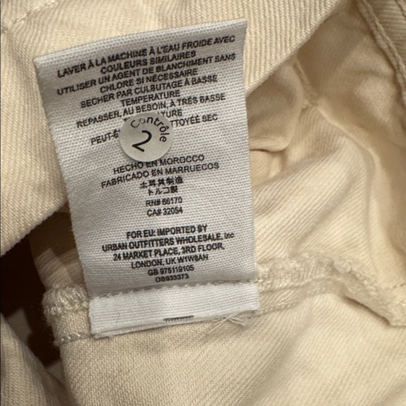 Women's Free People Cream Denim Jacket - Picture 7 of 7